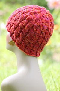 Tropical Cable Knit Hat