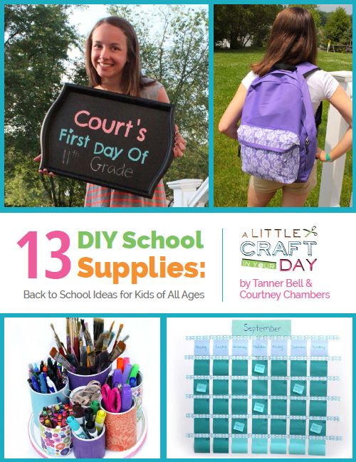 DIY Backpacks for Back to School - Easy Craft For Kids - The Sweeter Side  of Mommyhood