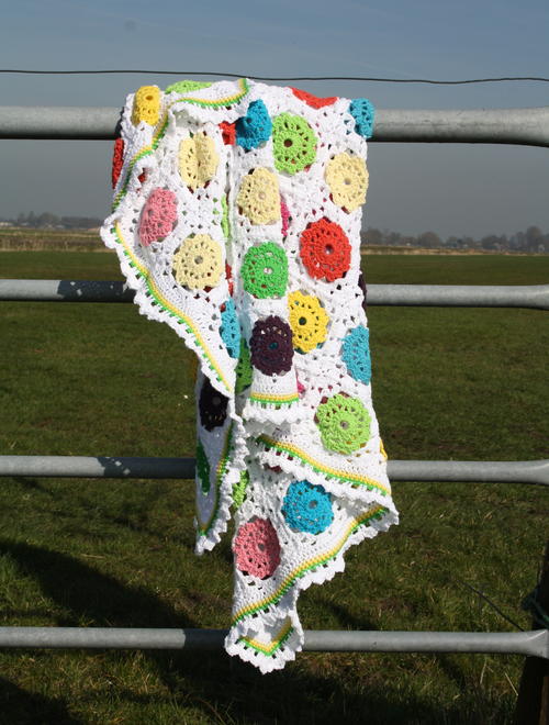 Floral Crochet Blanket