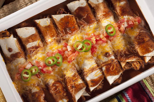 Tex-Mex Chicken Enchiladas