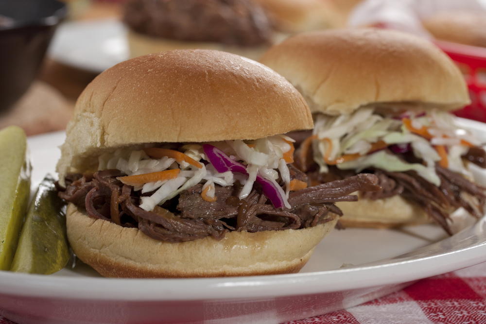 Pulled Brisket Sliders | MrFood.com