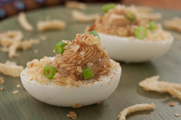 BBQ Deviled Eggs