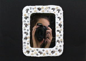 Bedazzled Locker Mirror