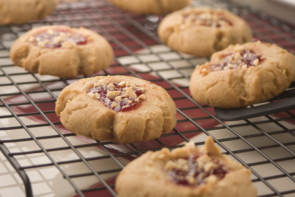 Peanut Butter and Jelly Cookies | MrFood.com
