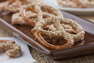 Peanut Butterscotch Pretzel Snacks