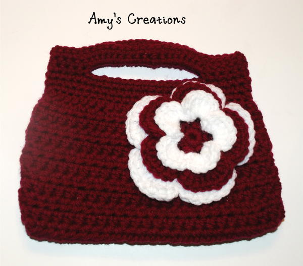 Crochet Flower Purse