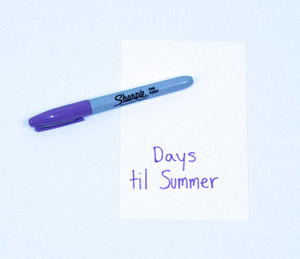 Days 'til Summer Countdown Step 2