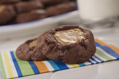 Double Chocolate Peanut Butter Thumbprints