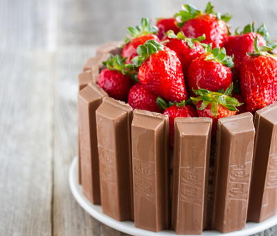 Homemade Kit Kat Cake