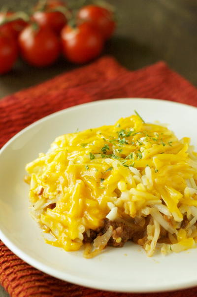 Slow Cooker Sweet BBQ Sloppy Joe Casserole