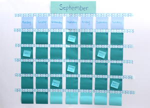 Sticky Note Calendar