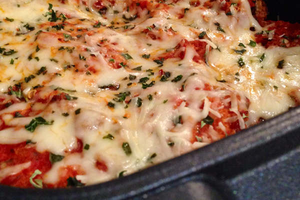 Easy Italian Eggplant Parmesan Casserole