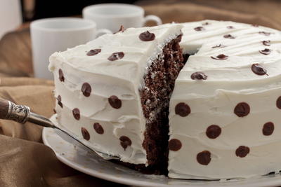 Chocolate Polka Dot Cake