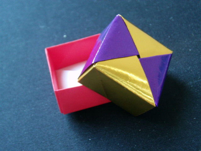 Origami Square Gift Box