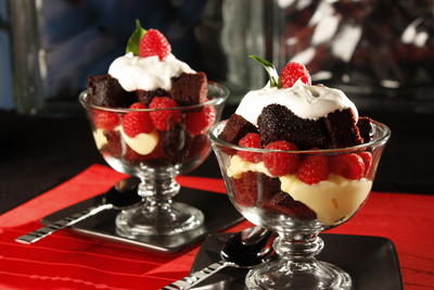 Chocolate Raspberry Trifles