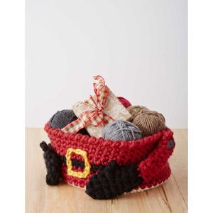 Santa's Crochet Gift Basket