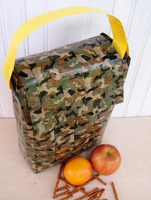 Colorful No Sew Lunch Bag