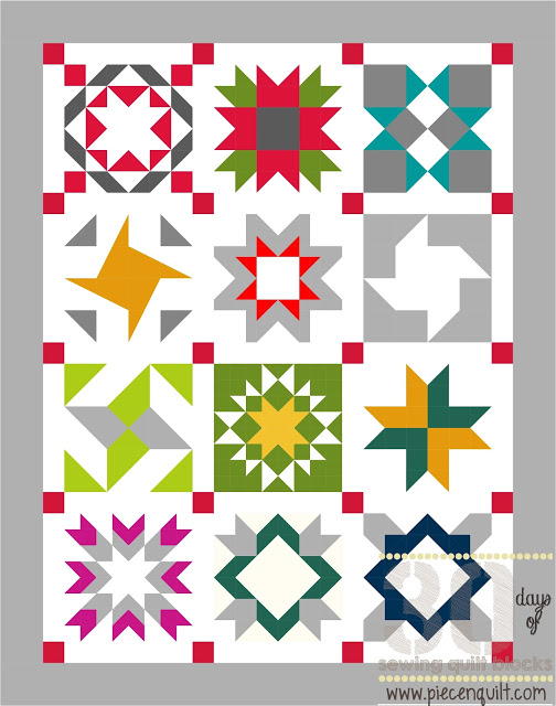  Star Sampler Quilt Pattern