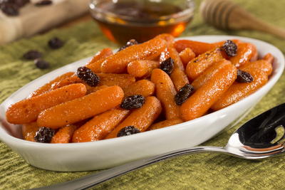 Spicy Honey-Roasted Carrots