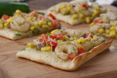 Mexican Shrimp Flatbread