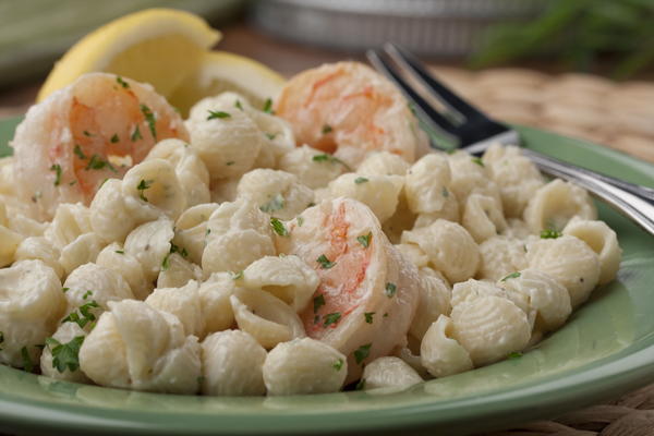 Shrimp Scampi Pasta Salad