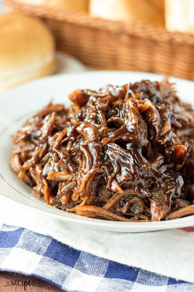 Slow Cooker Honey Balsamic Pulled Pork