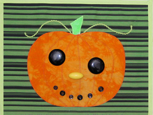 Sew a Pumpkin Placemat