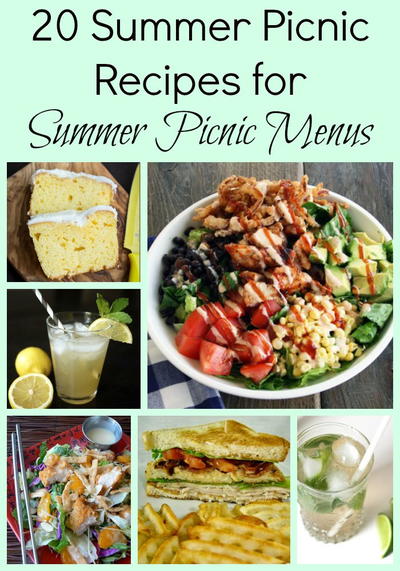 20 Summer Picnic Recipes for Summer Picnic Menus