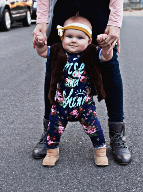 Baby DIY Faux Fur Vest