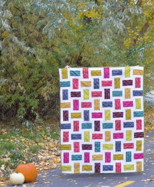 Crossed Paths Rail Fence Quilt