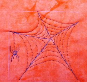 Spider Web Quilting Design
