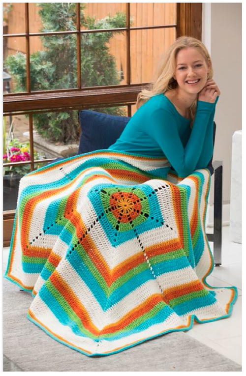 Golden Years Crochet Blanket