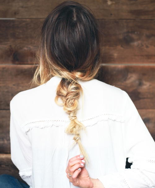 Messy Fishtail Braid | DIYIdeaCenter.com