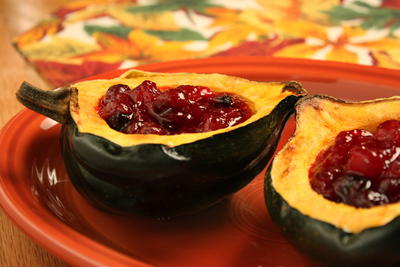 Cranberry Stuffed Squash