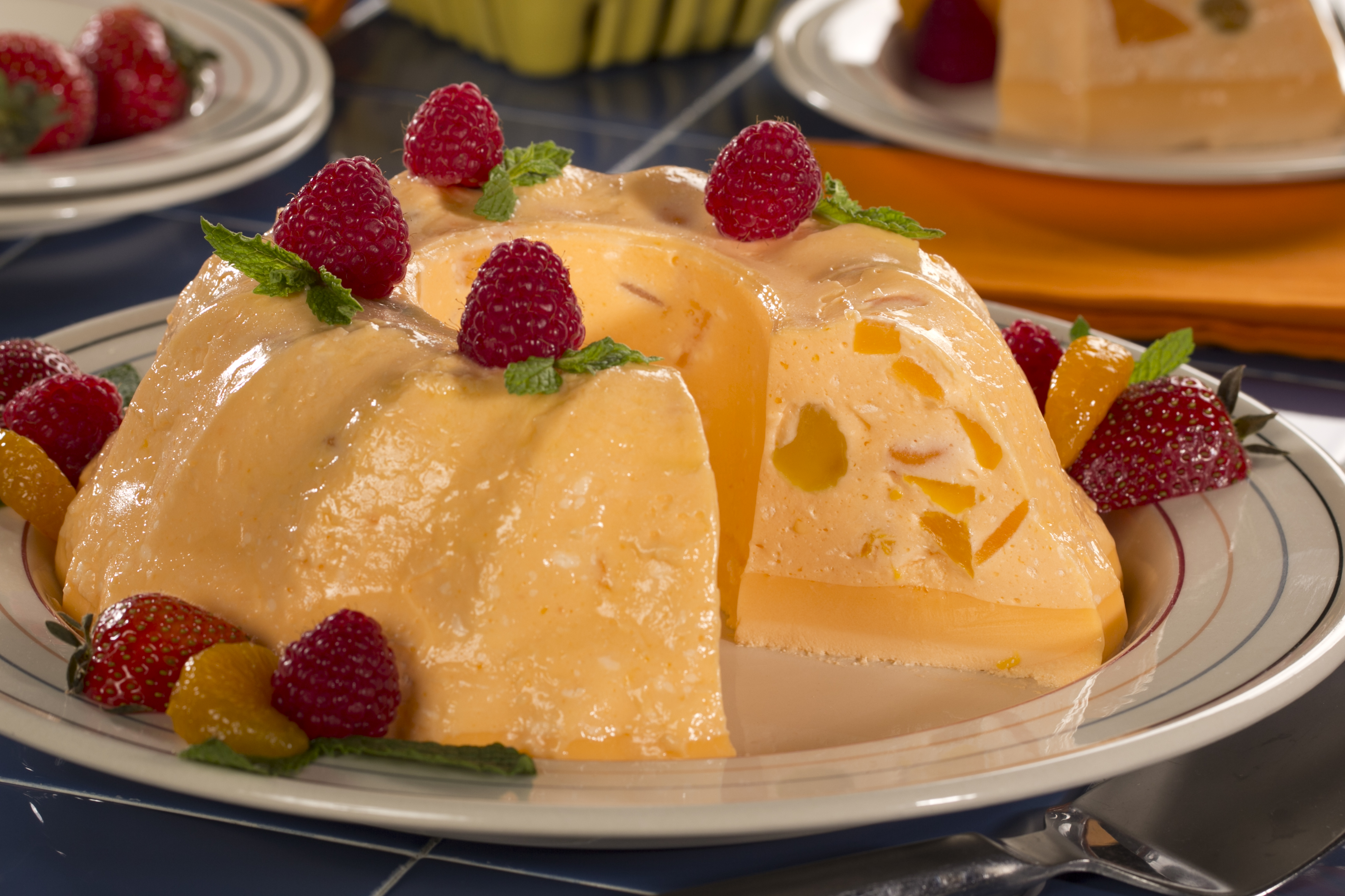 Graham Fruit Cocktail with gelatin