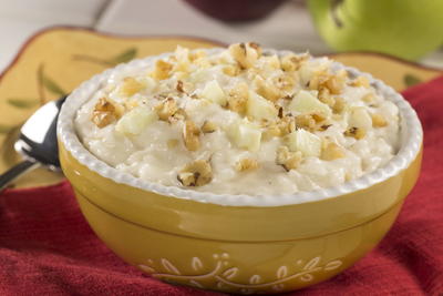 Creamy Rice and Apple Pudding
