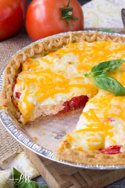 Traditional Southern Tomato Pie