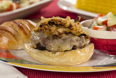 Fiery Onion Cheeseburgers