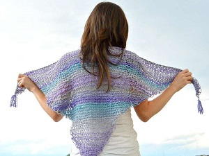 Lace Knit Shawlette