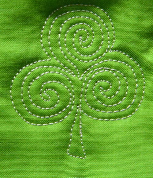 Shamrock Free Motion Quilting Tutorial