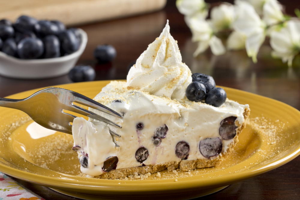 Blueberry Cream Pie | MrFood.com