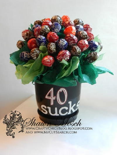 Sucker Candy Bouquet