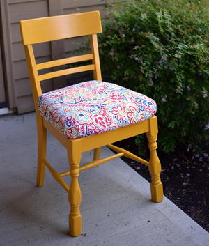 Springtime DIY Upholstery Chair