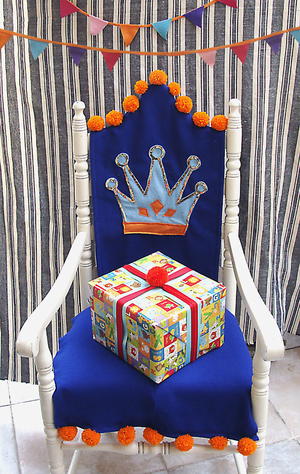 Felt Birthday Chair Slipcover