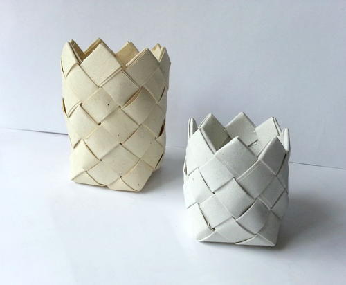 Thrifty Recycled Paper Baskets