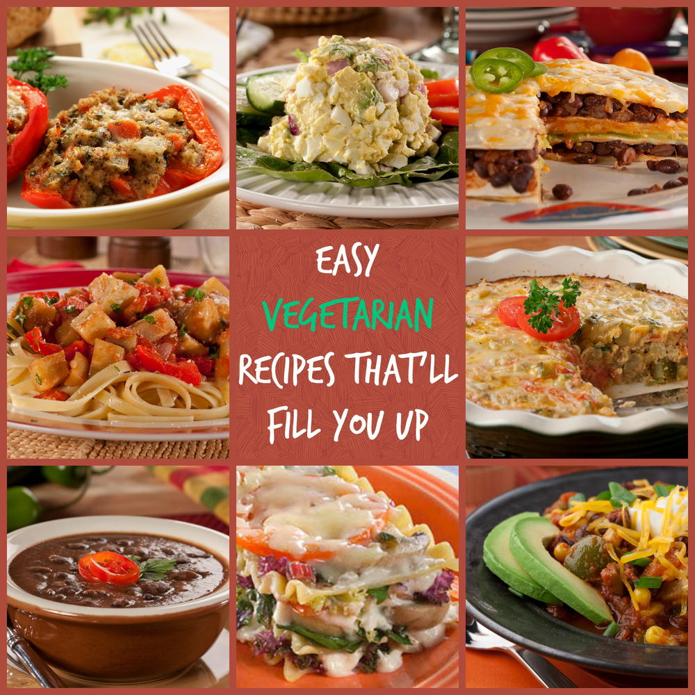 10 Easy Vegetarian Recipes That'll Fill You Up | MrFood.com