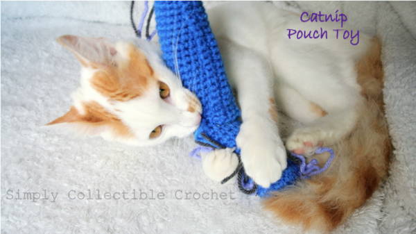 Catnip Pouch Crochet Cat Toy