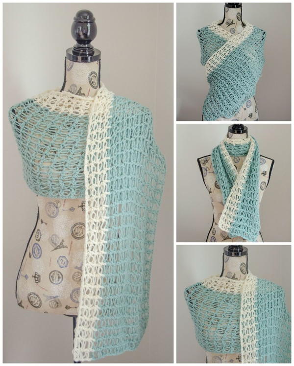 Ocean Breeze Crochet Wrap
