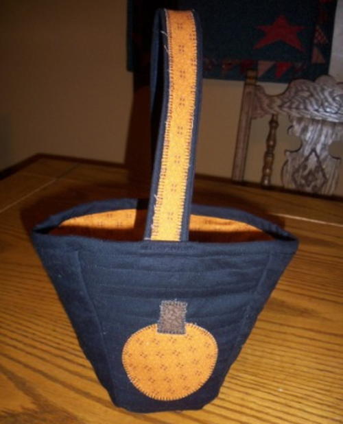 Tumbling Pumpkin Treat Bag