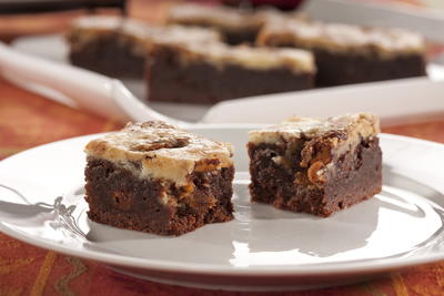 Fudge Cheesecake Bars